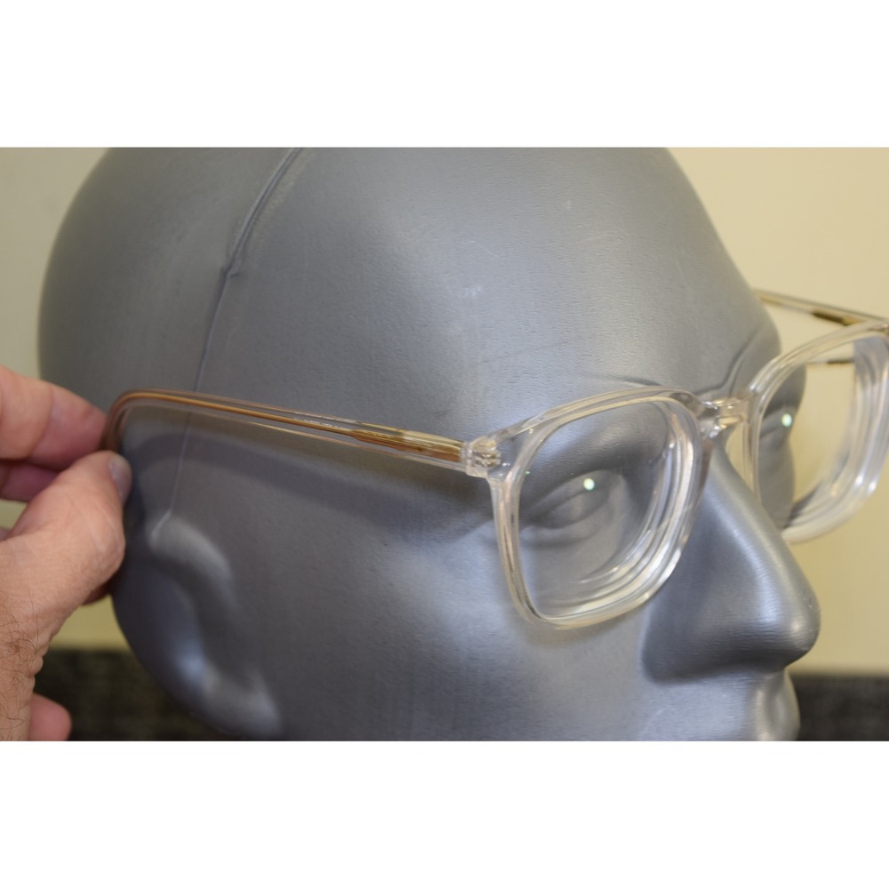 Otis + Grey OG 202219 CRY Eyeglasses Crystal Clear Gold  57-18-148